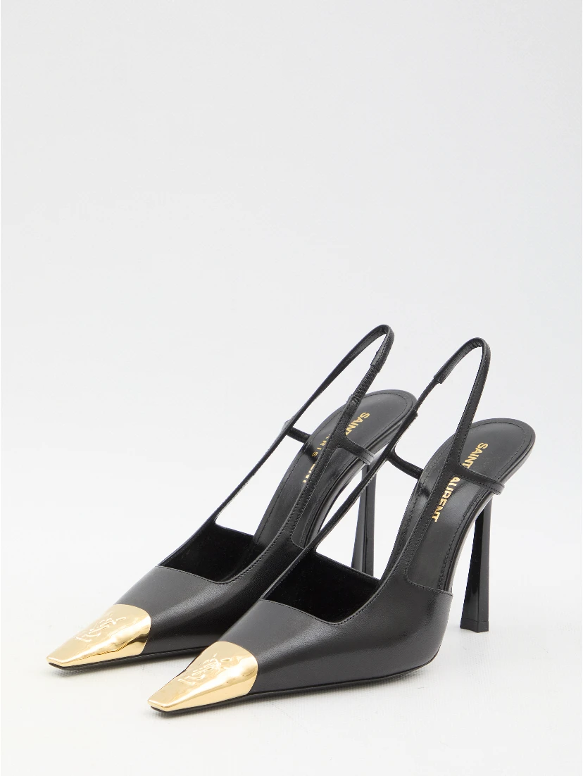Jeanne slingback pumps