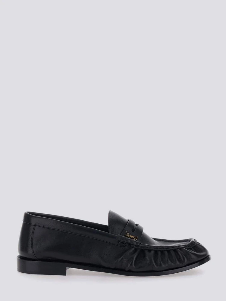 Le Loafer moccasins in black matte leather