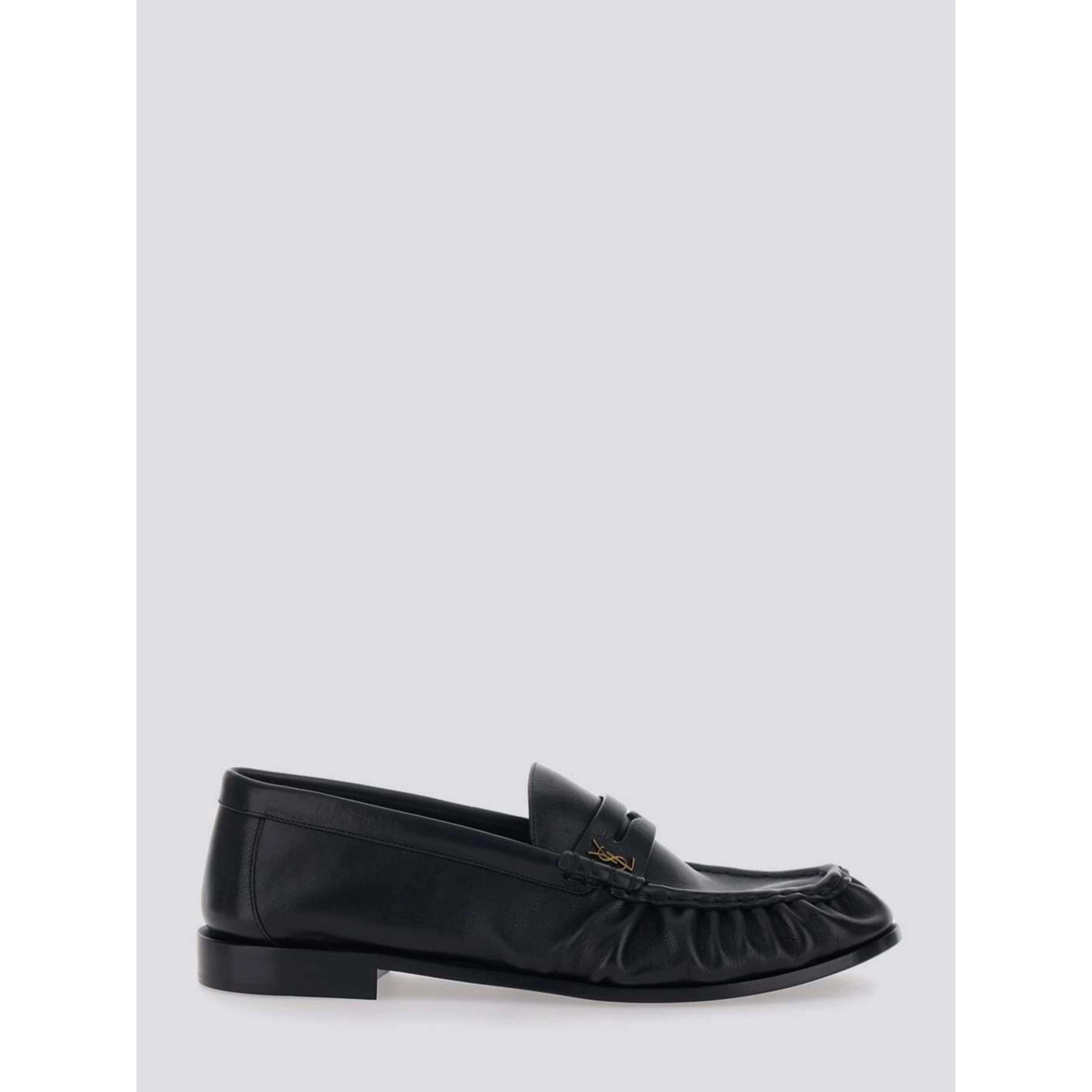 Le Loafer moccasins in black matte leather