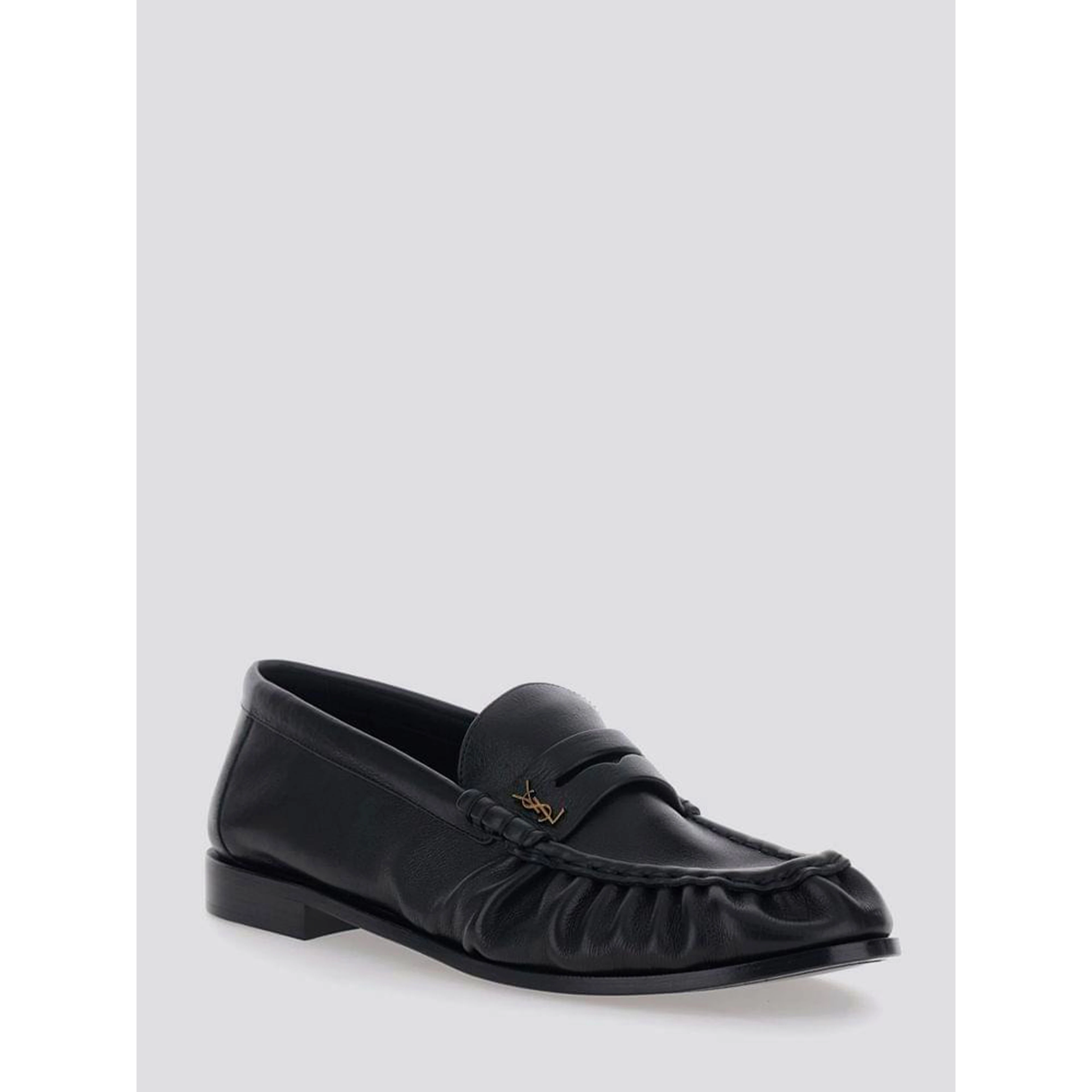 Le Loafer moccasins in black matte leather