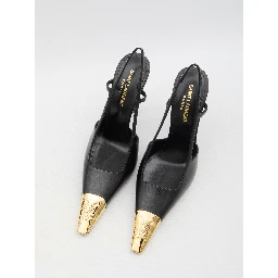Jeanne slingback pumps