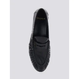 Le Loafer moccasins in black matte leather