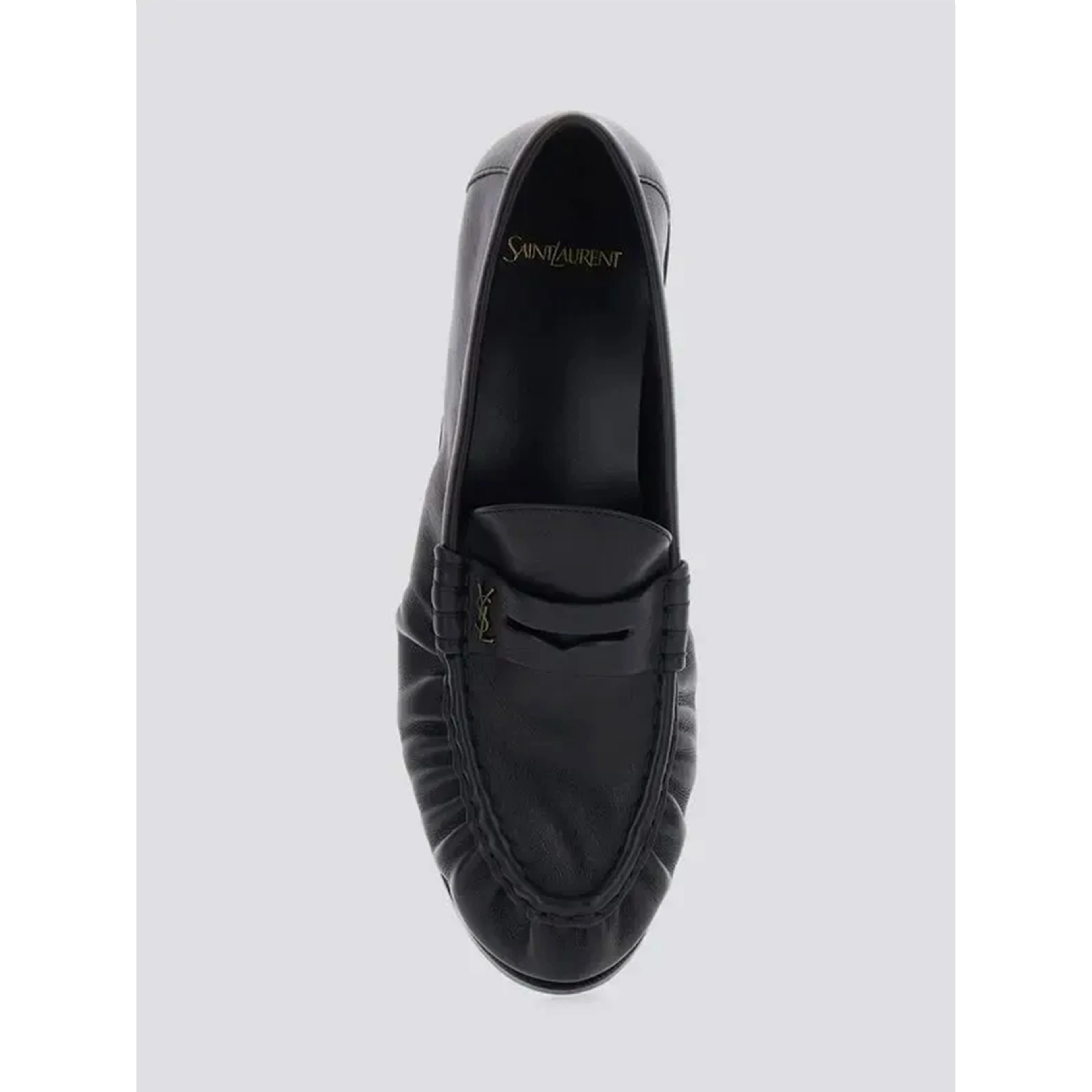 Le Loafer moccasins in black matte leather