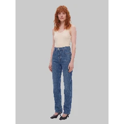 Straight-leg jeans