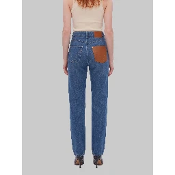 Straight-leg jeans