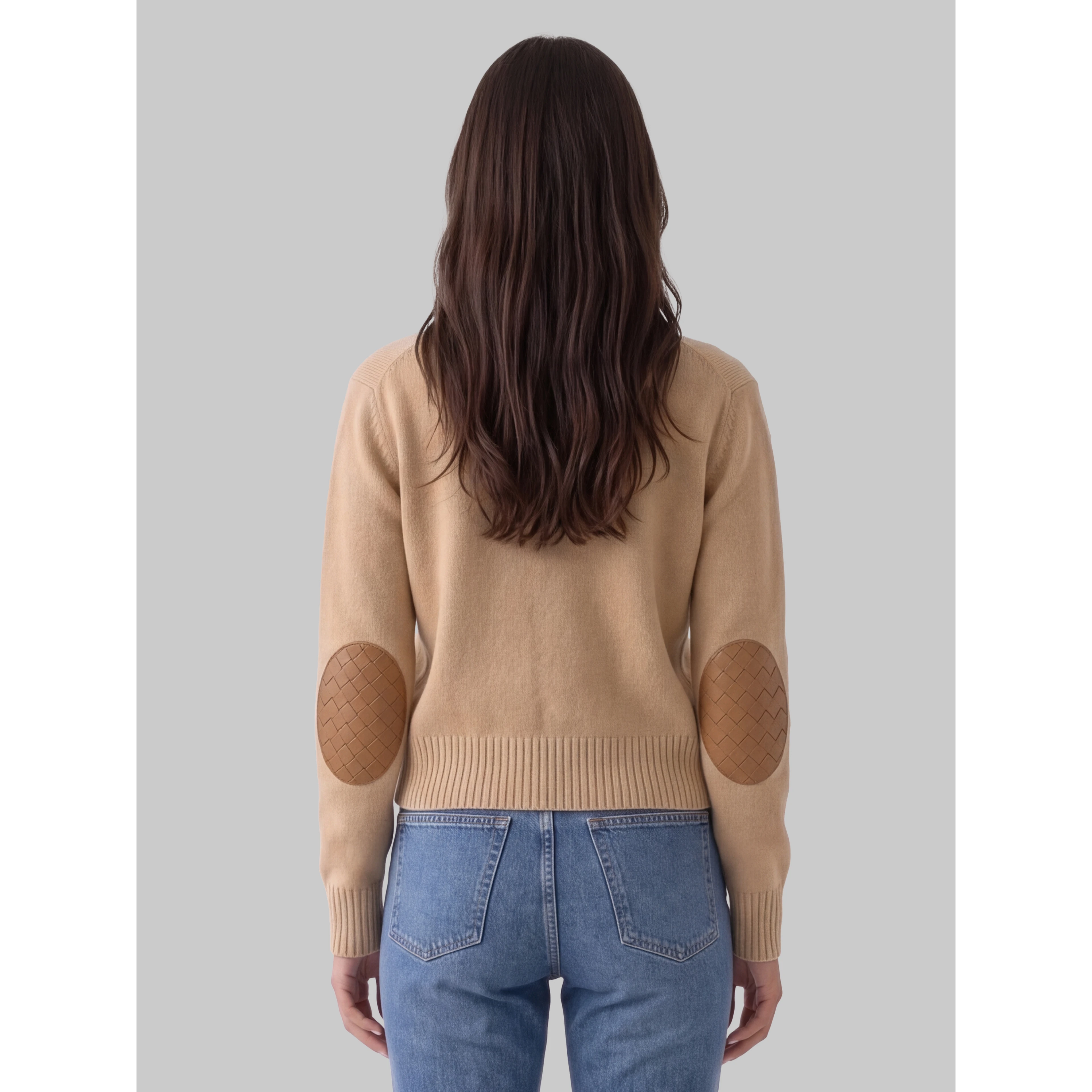 Beige cashmere cardigan