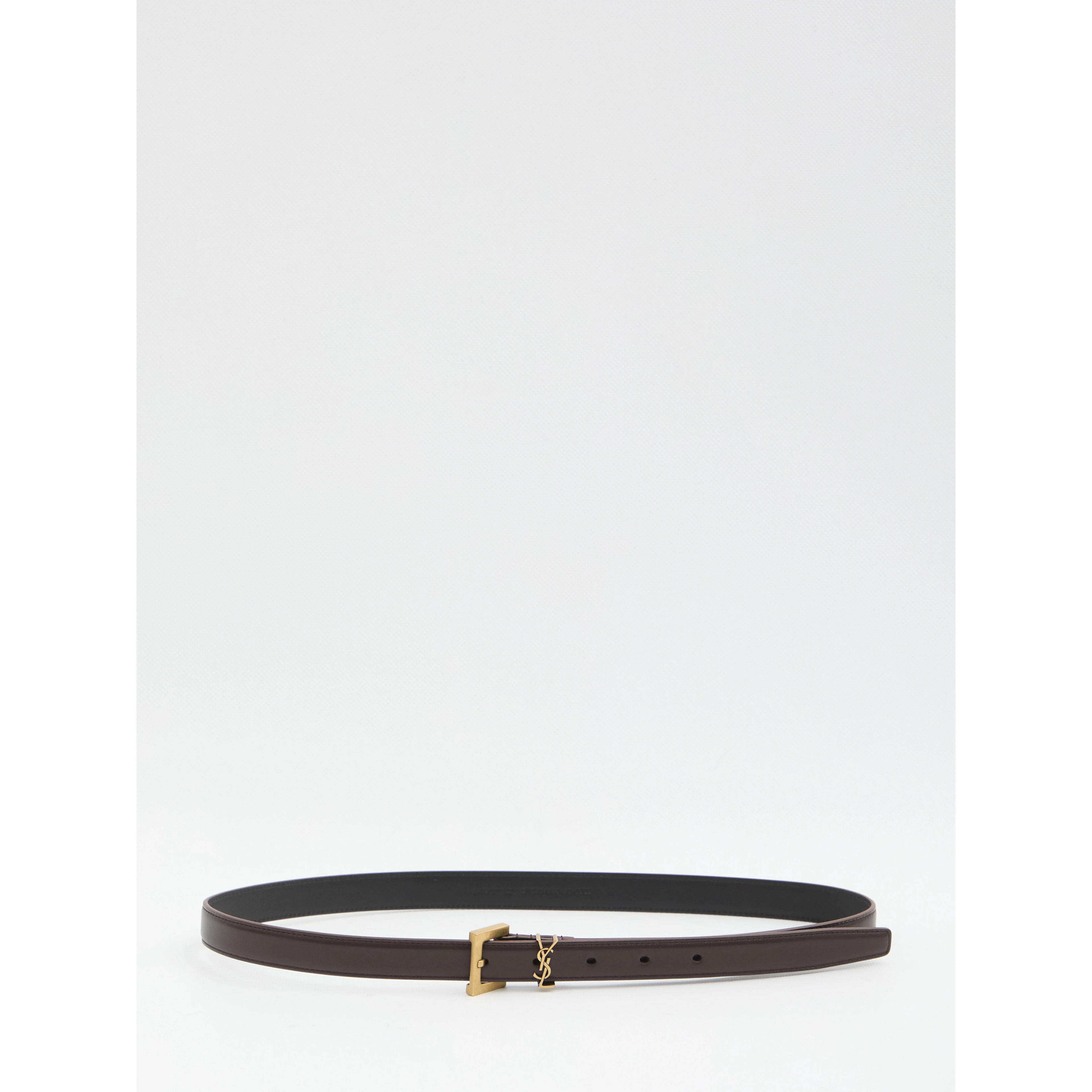 Thin Cassandre belt in Red Tan