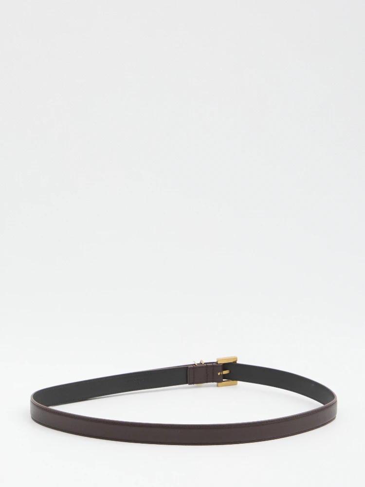 Thin Cassandre belt in Red Tan alternative