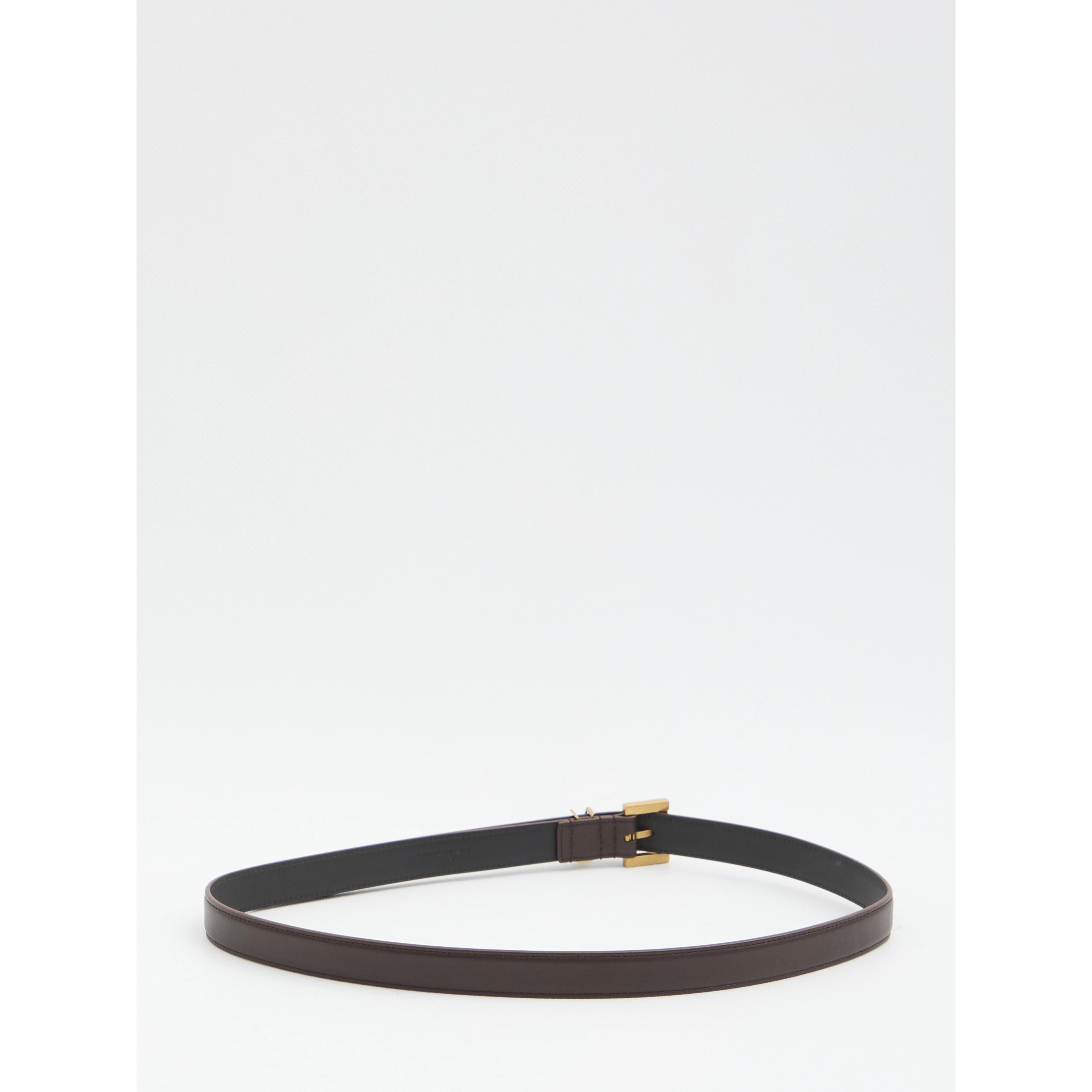 Thin Cassandre belt in Red Tan