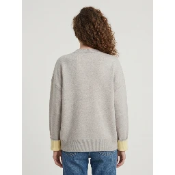 Hana light grey wool sweater