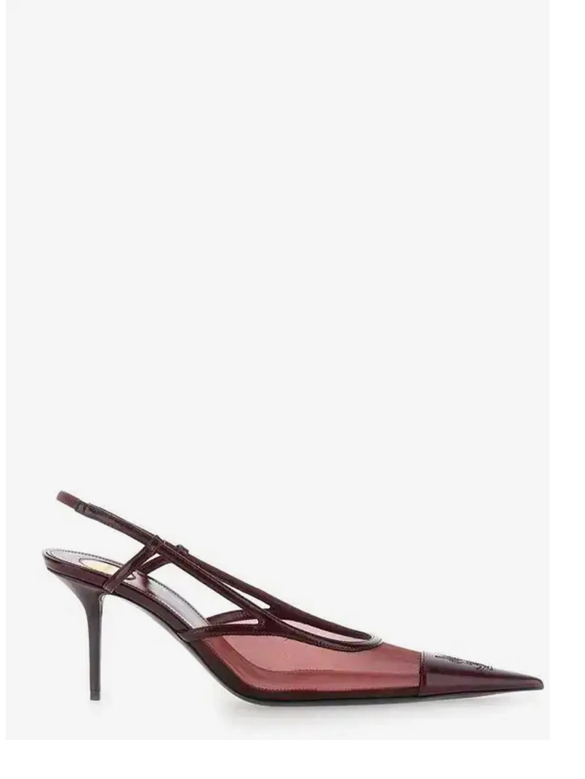 Renée slingback pumps in mesh