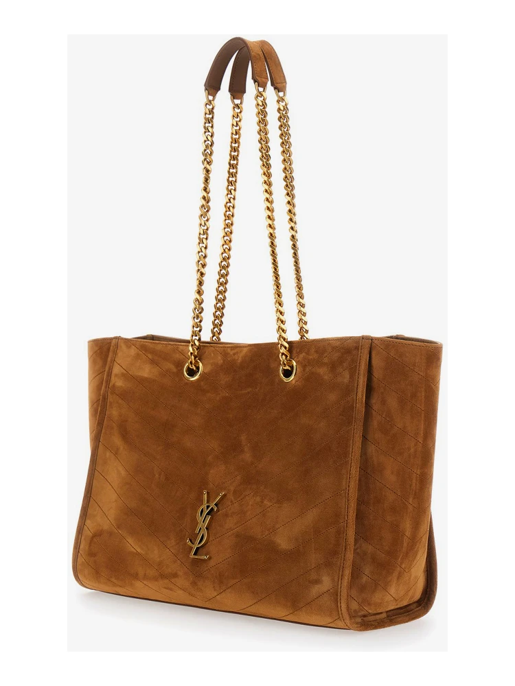 Niki shopping bag in suede alternative