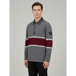 Long-sleeved polo shirt