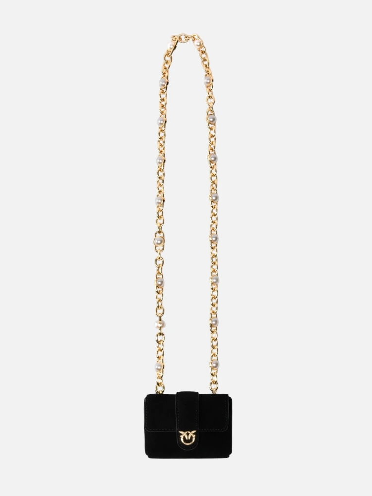 PINKO POCKET NECKLACE card holder