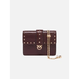 PINKO LOVE POCKET STUDS card holder