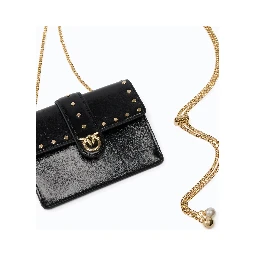 PINKO LOVE POCKET STUDS card holder
