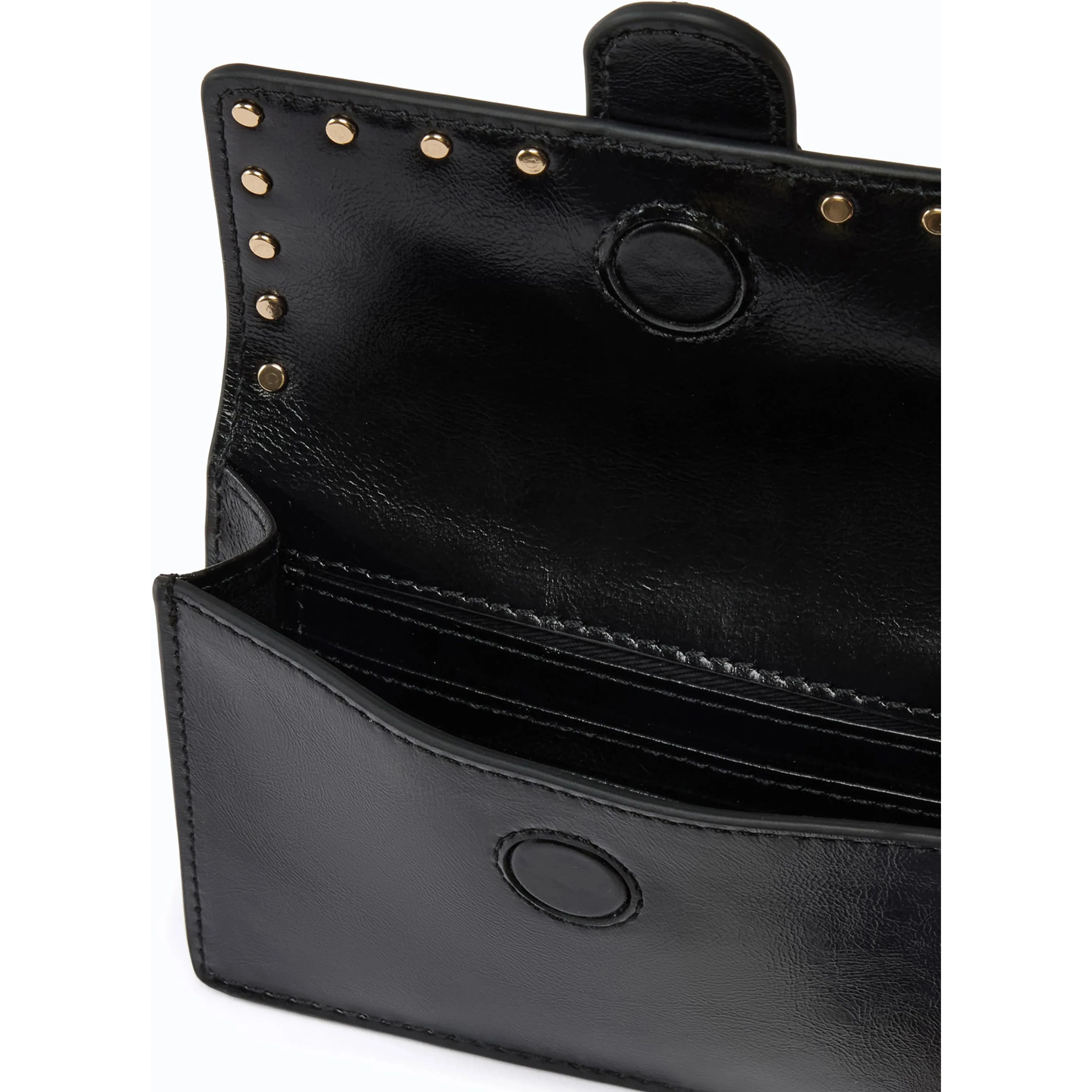 PINKO LOVE POCKET STUDS card holder