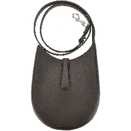 Leather mini 'Bean' slin bag