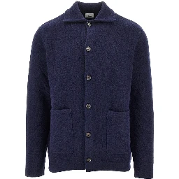 Buttoned wool cardigan
