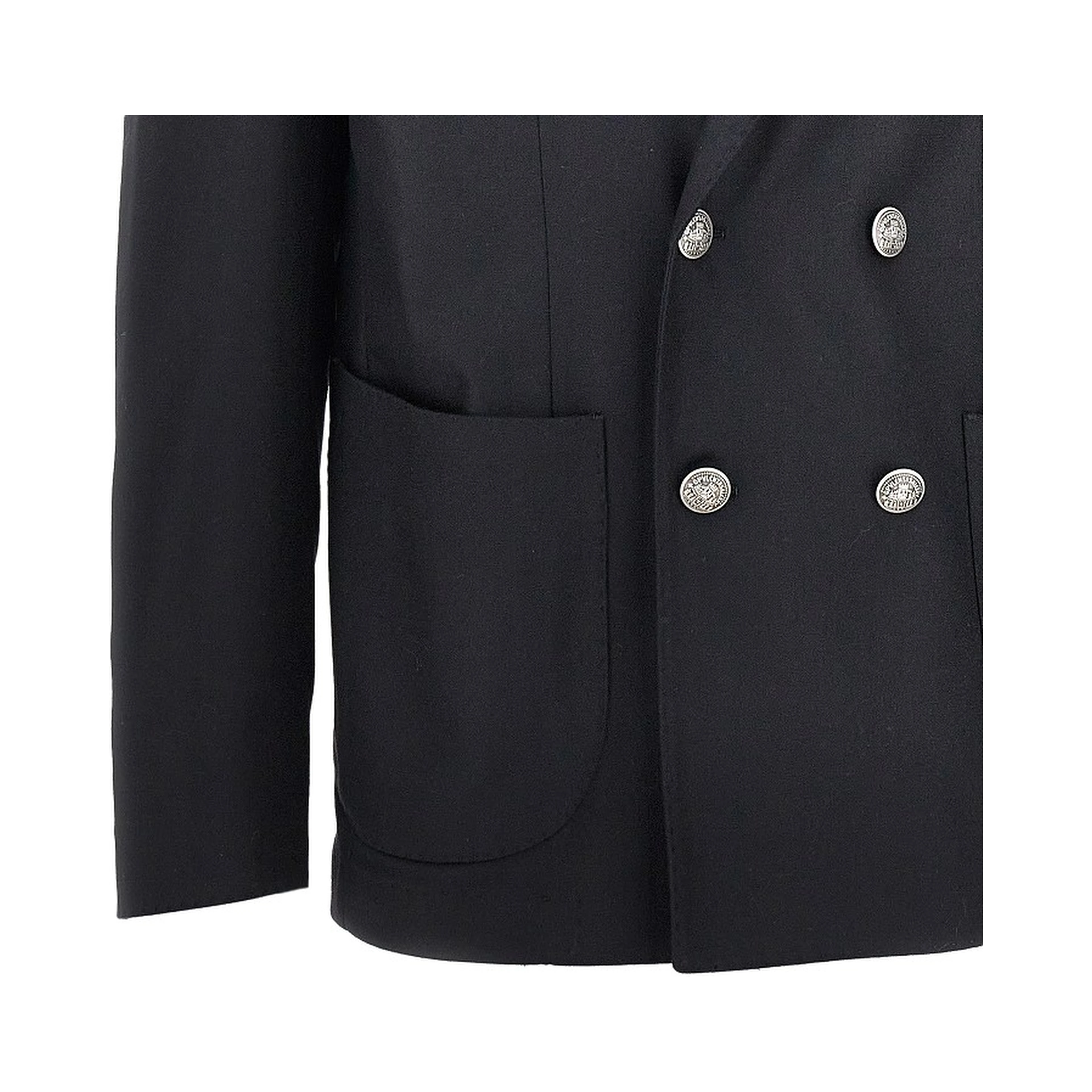 Wool-blend tailored jacket