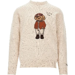 'Country Poodle' wool-blend sweater