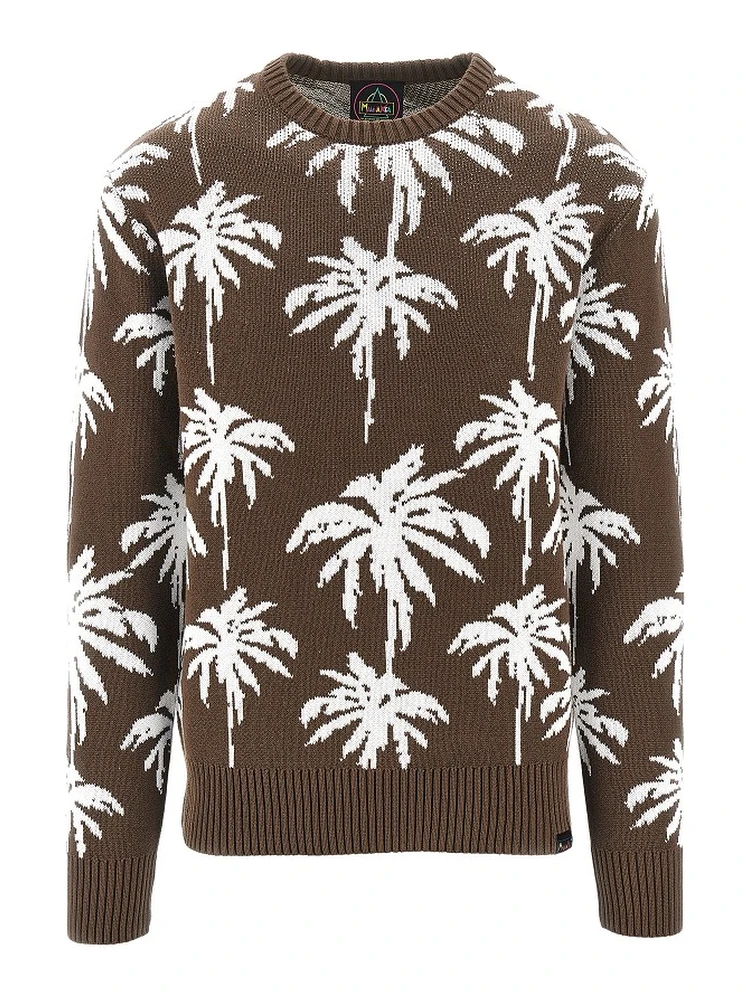 'Palm' cotton sweater
