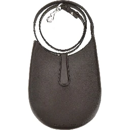 Leather mini 'Bean' slin bag