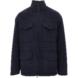 'Nelson' wool double field jacket