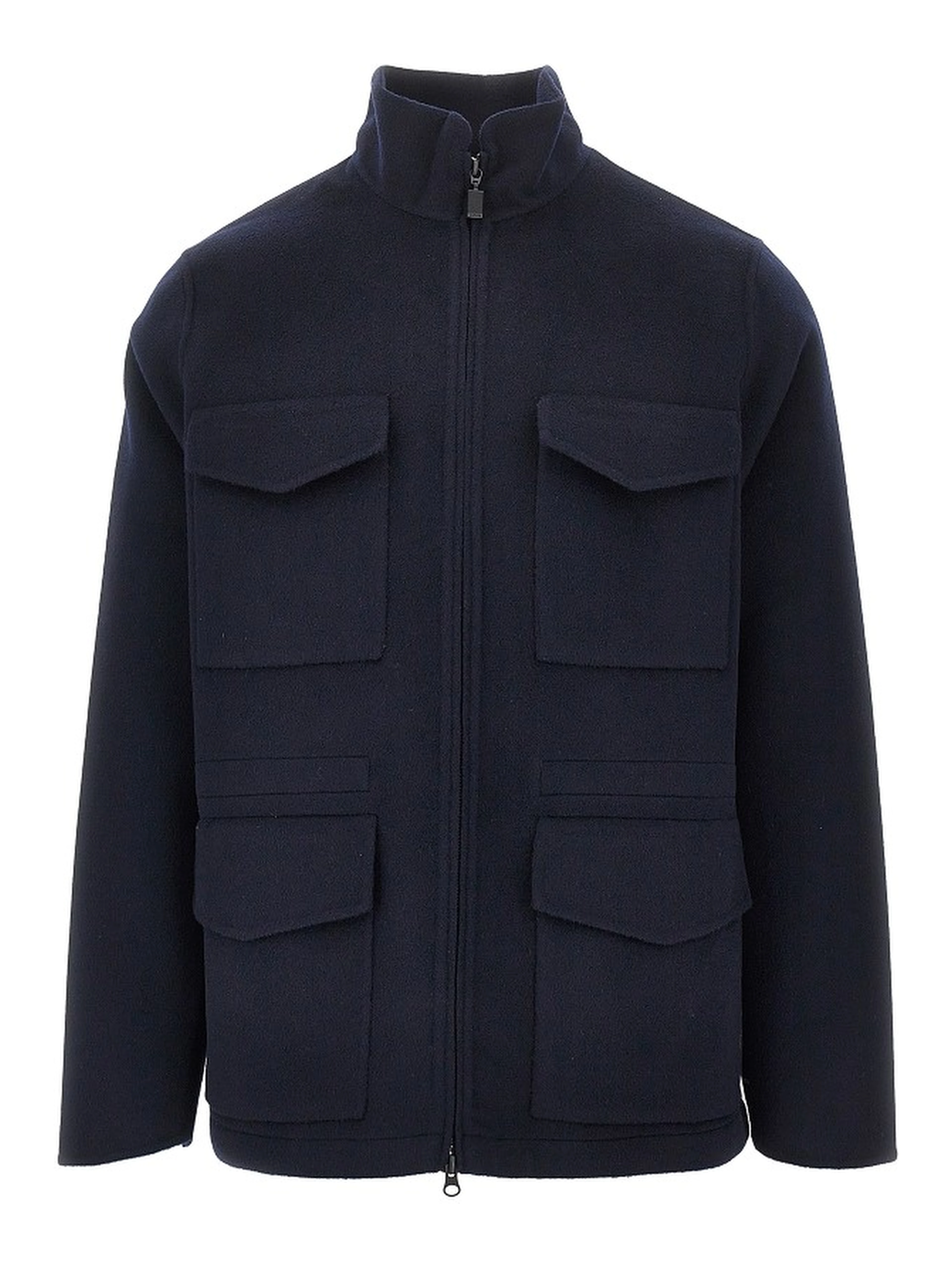 'Nelson' wool double field jacket