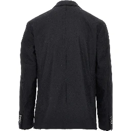 Wool-blend tailored jacket