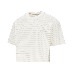 Striped jersey T-shirt