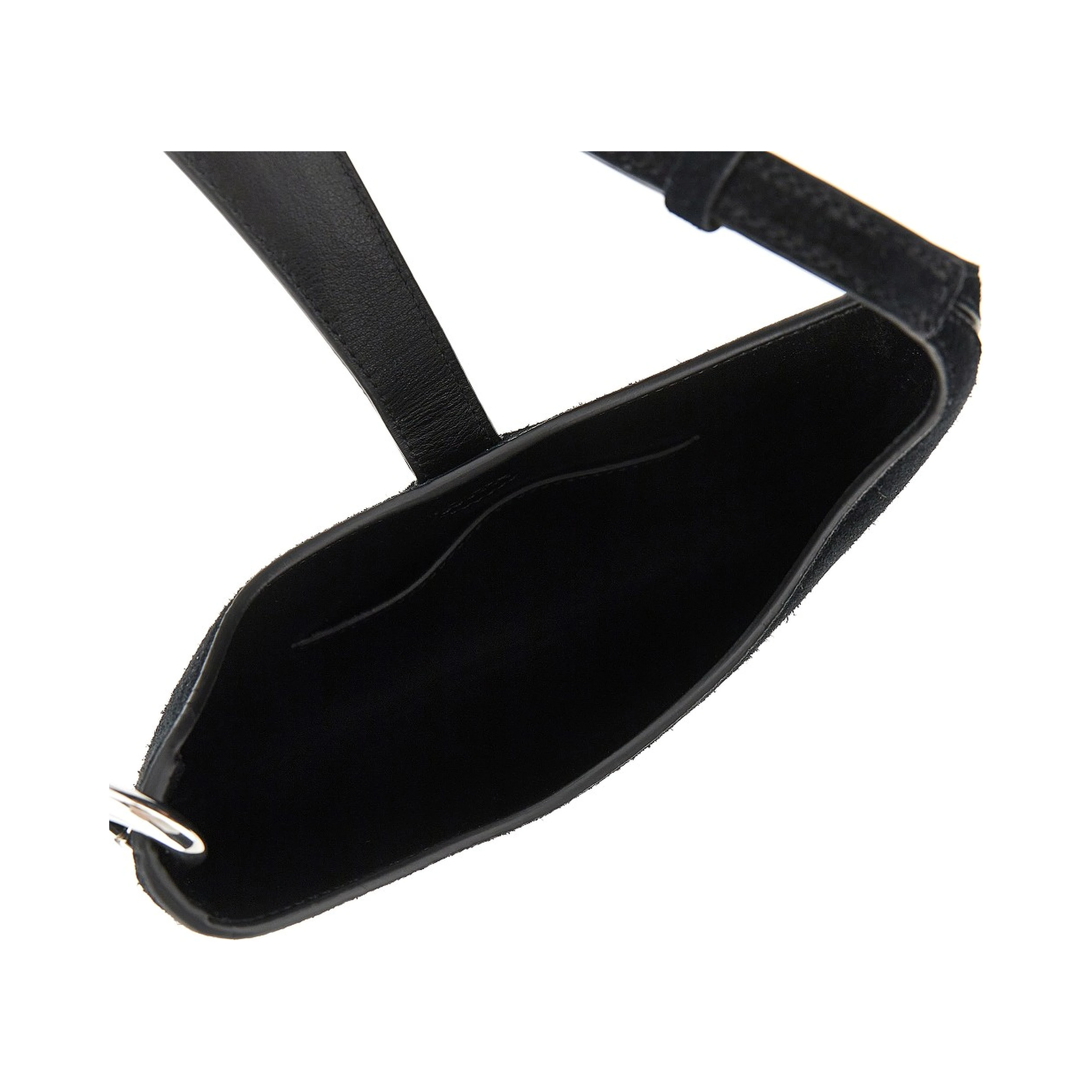 Suede leather mini 'Bean' slin bag