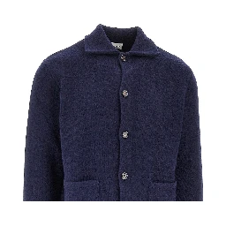 Buttoned wool cardigan