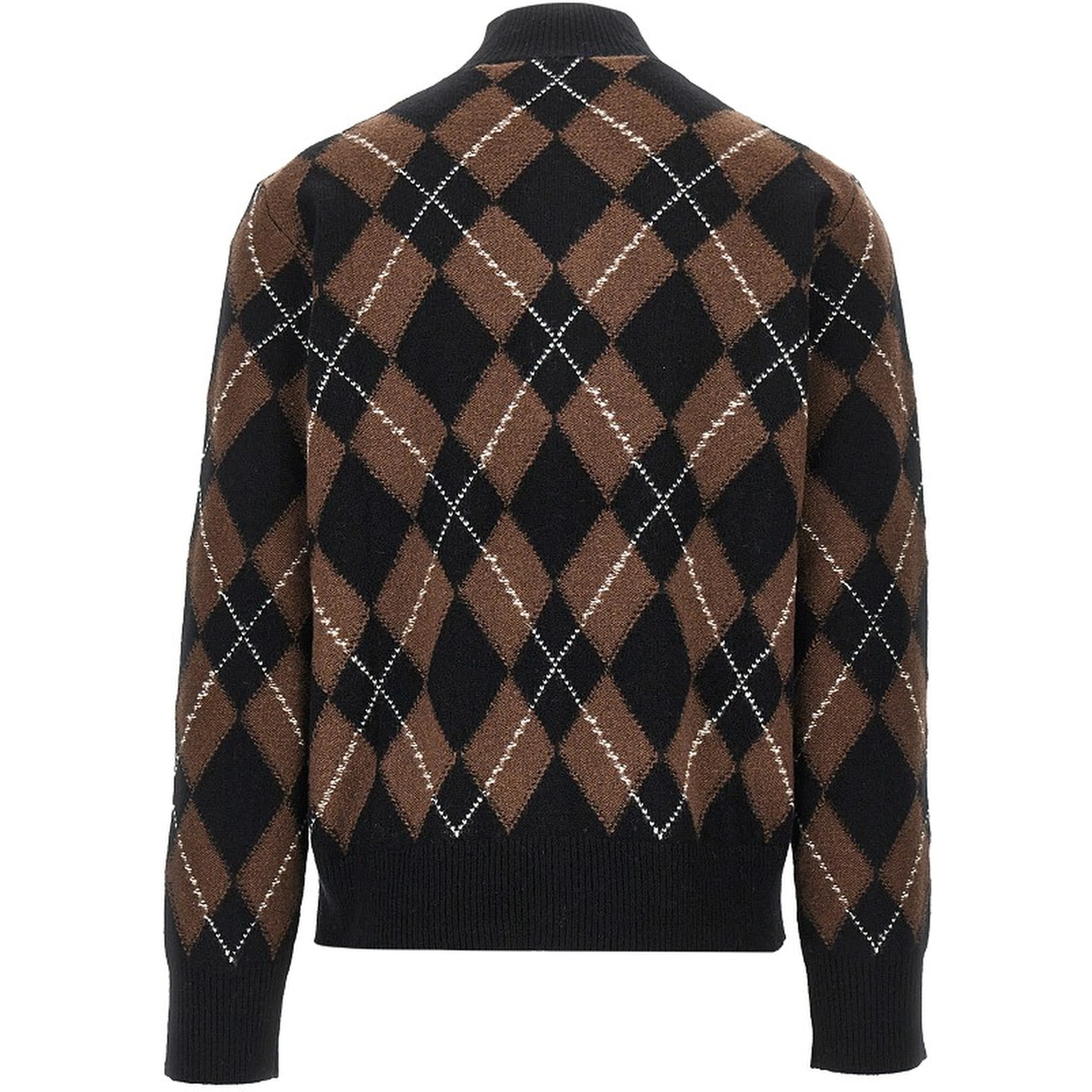 Argyle wool sweater