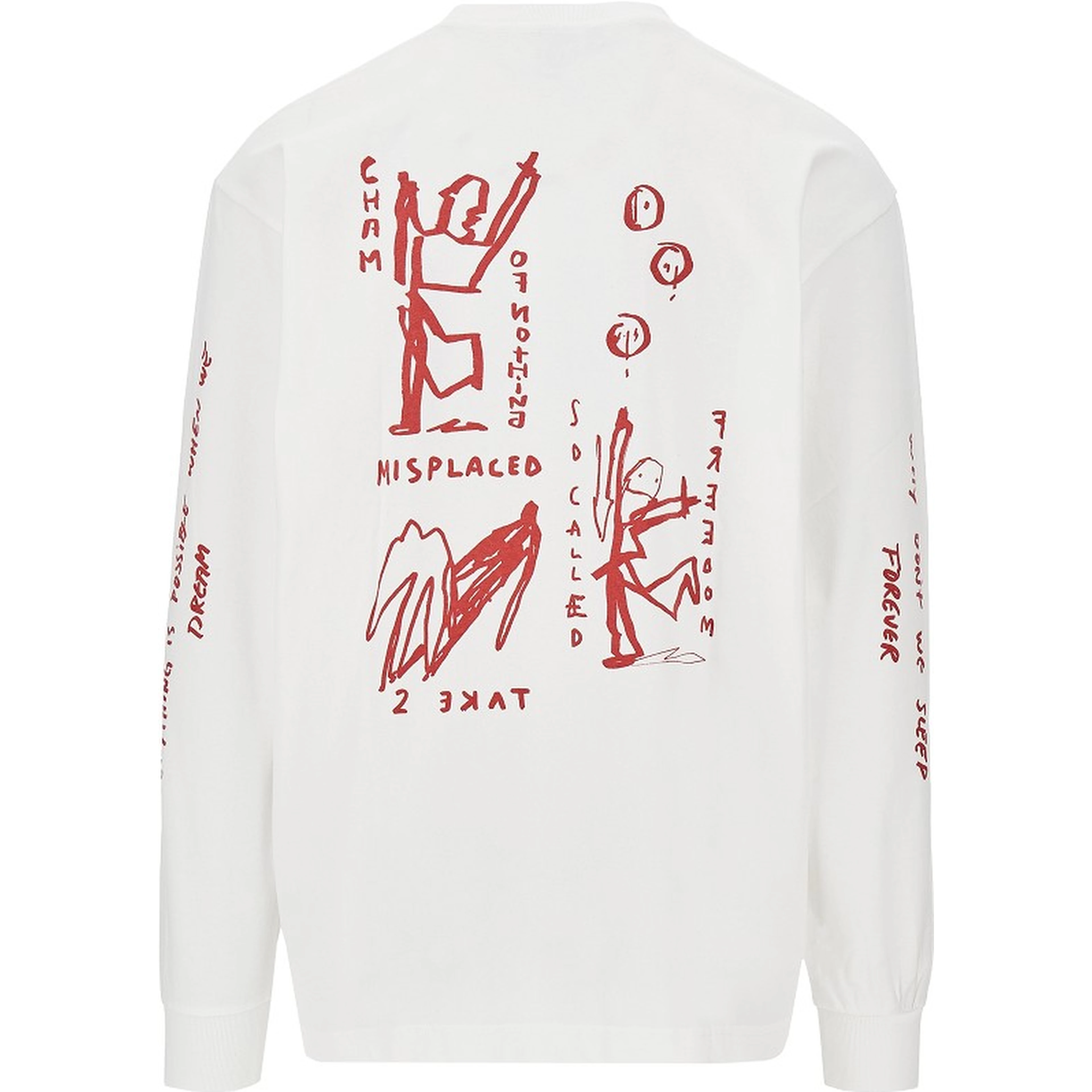 'On Repeat' long-sleeved T-shirt