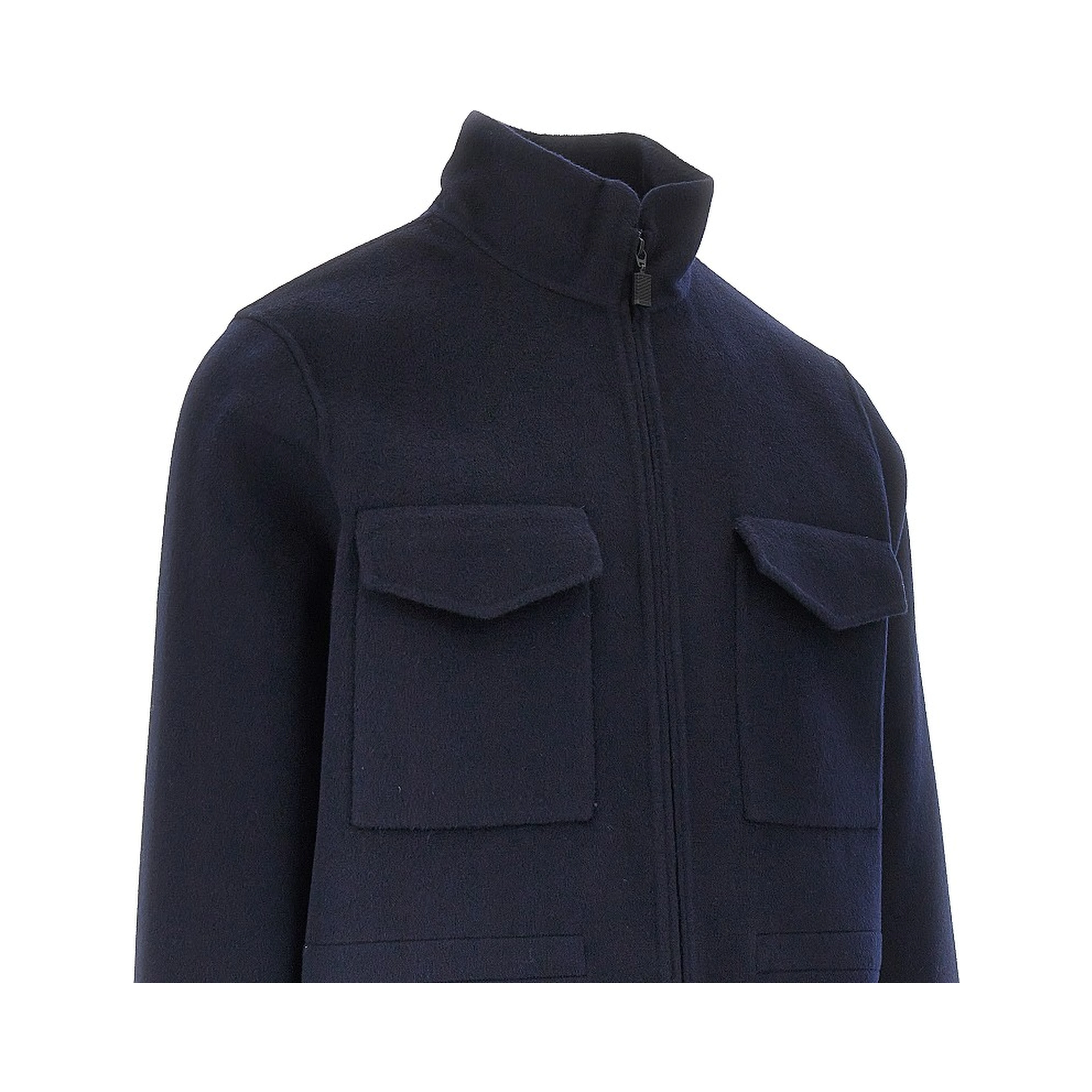 'Nelson' wool double field jacket