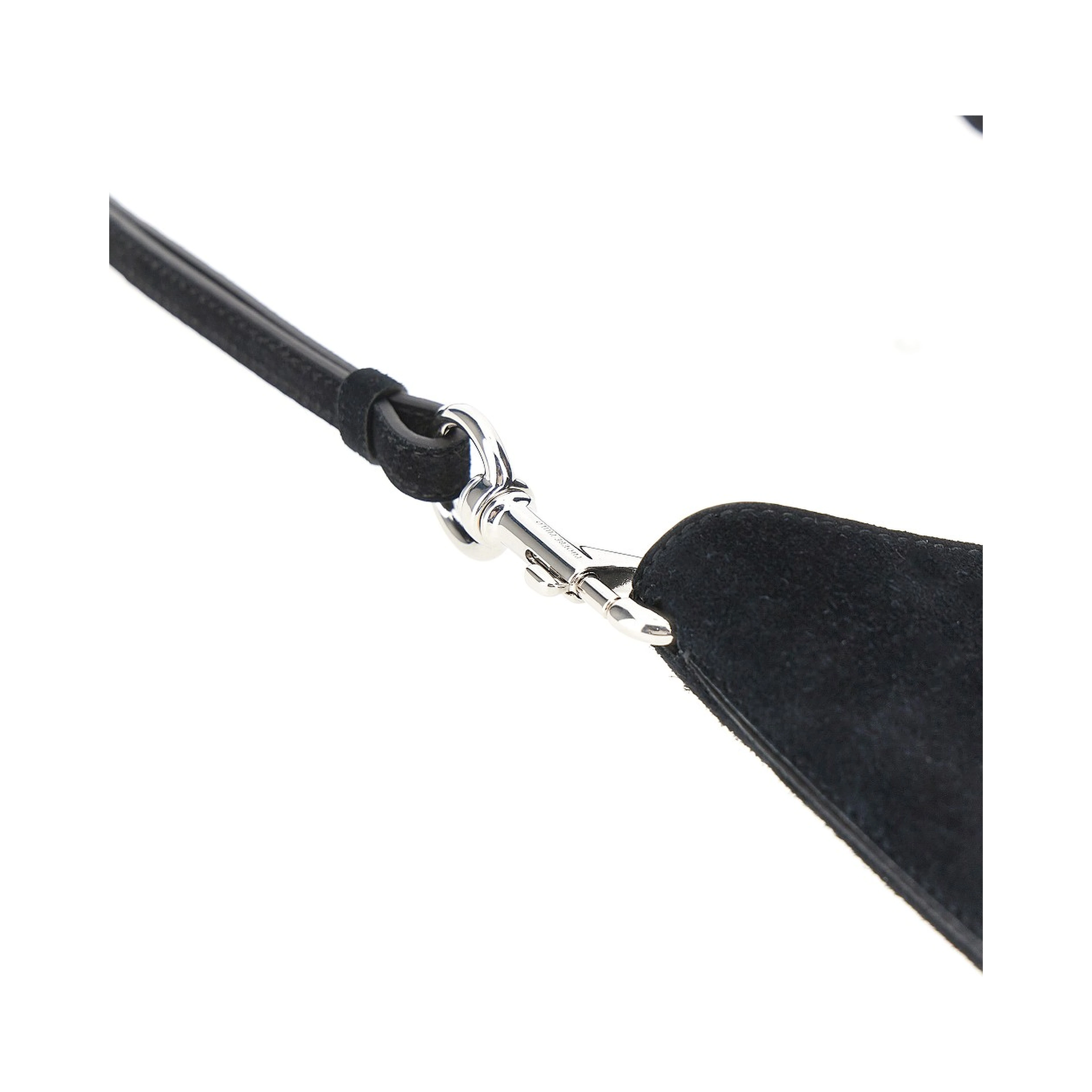 Suede leather mini 'Bean' slin bag