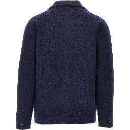 Buttoned wool cardigan