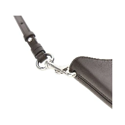 Leather mini 'Bean' slin bag
