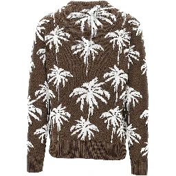 'Palm' cotton sweater