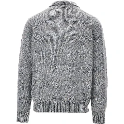 Merino wool polo sweater