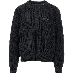 'Campus' crewneck sweater