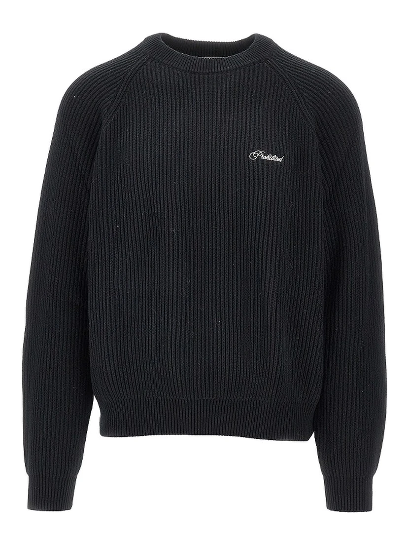 'Campus' crewneck sweater