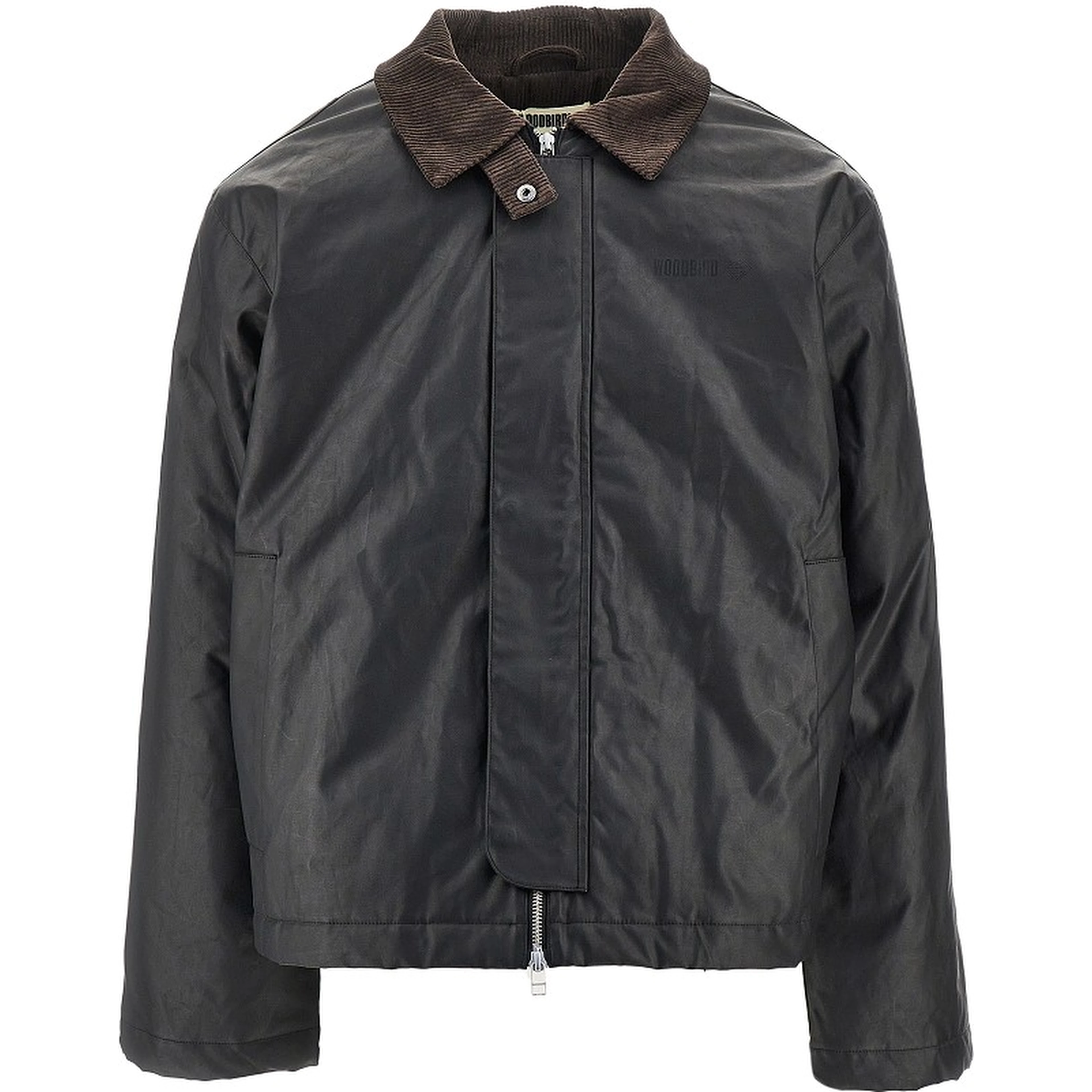 'WBPing' waxed cotton jacket