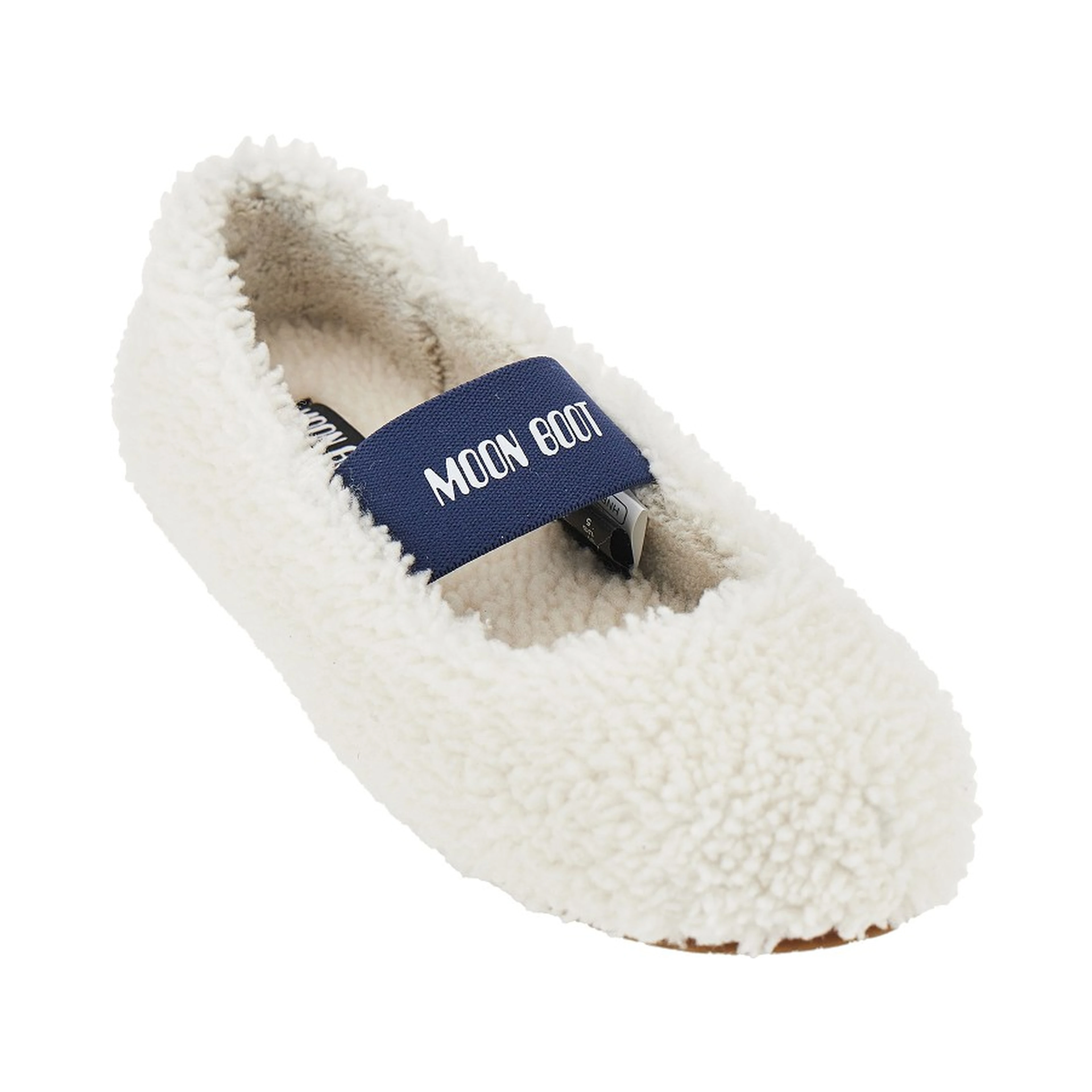Shearling ballet flats