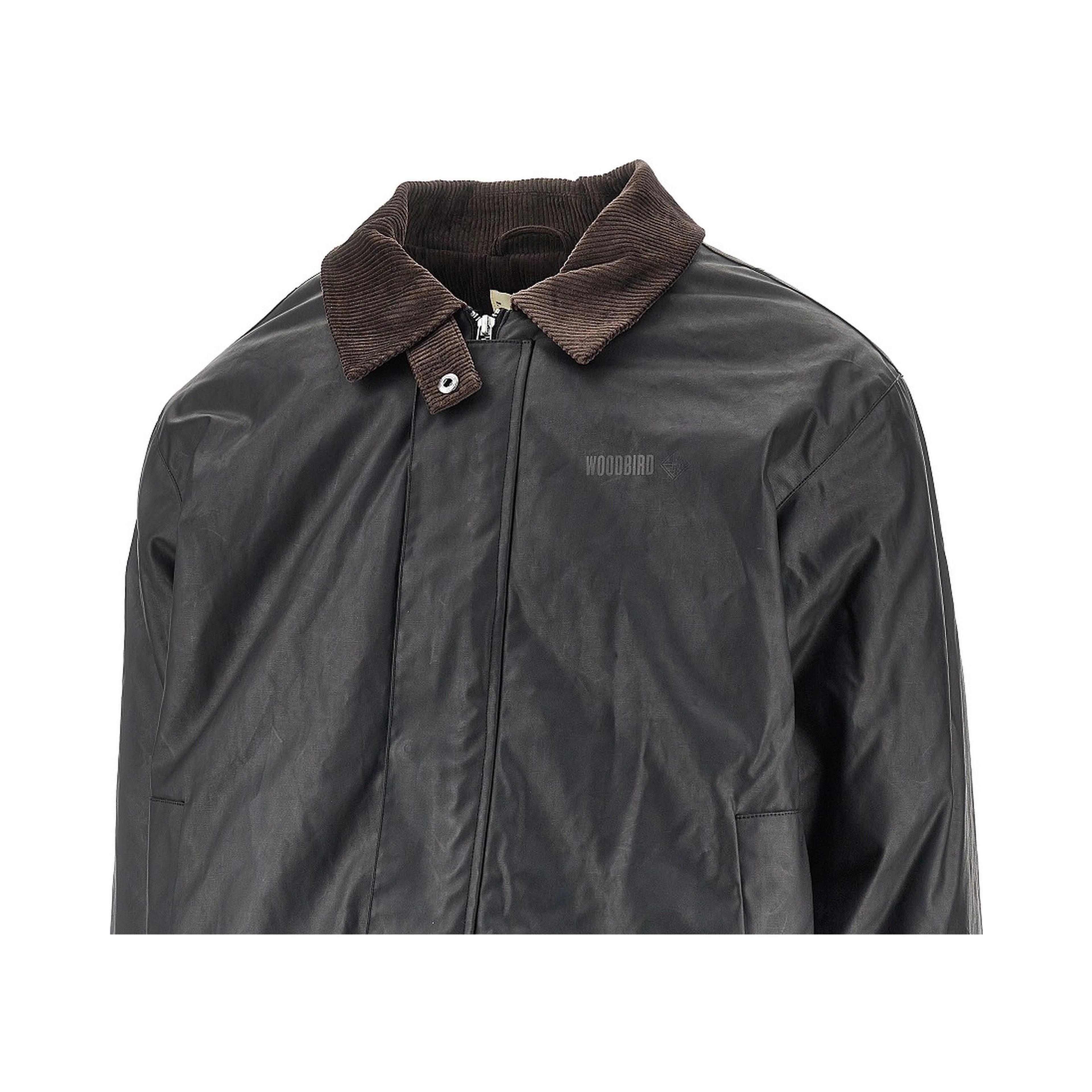 'WBPing' waxed cotton jacket
