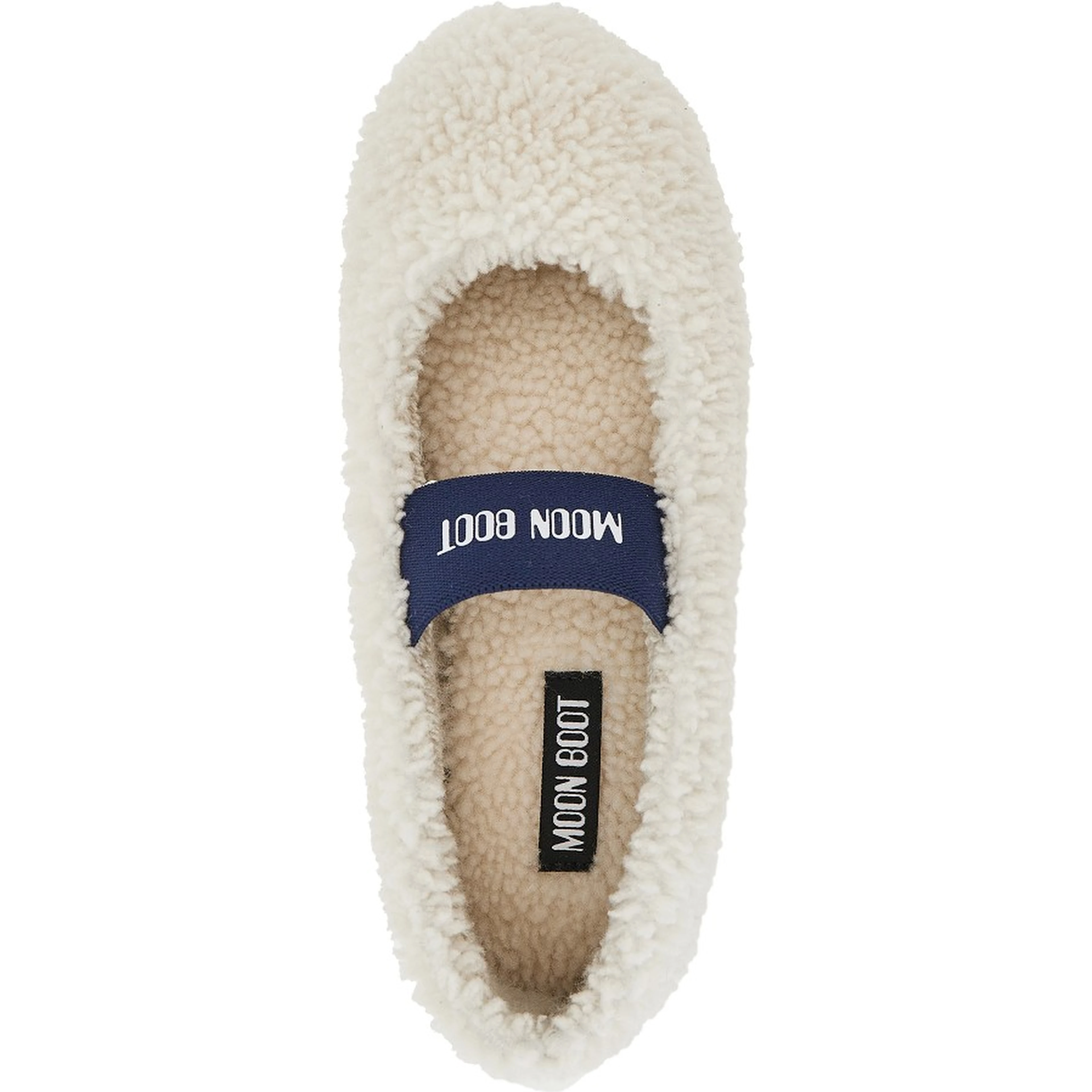 Shearling ballet flats