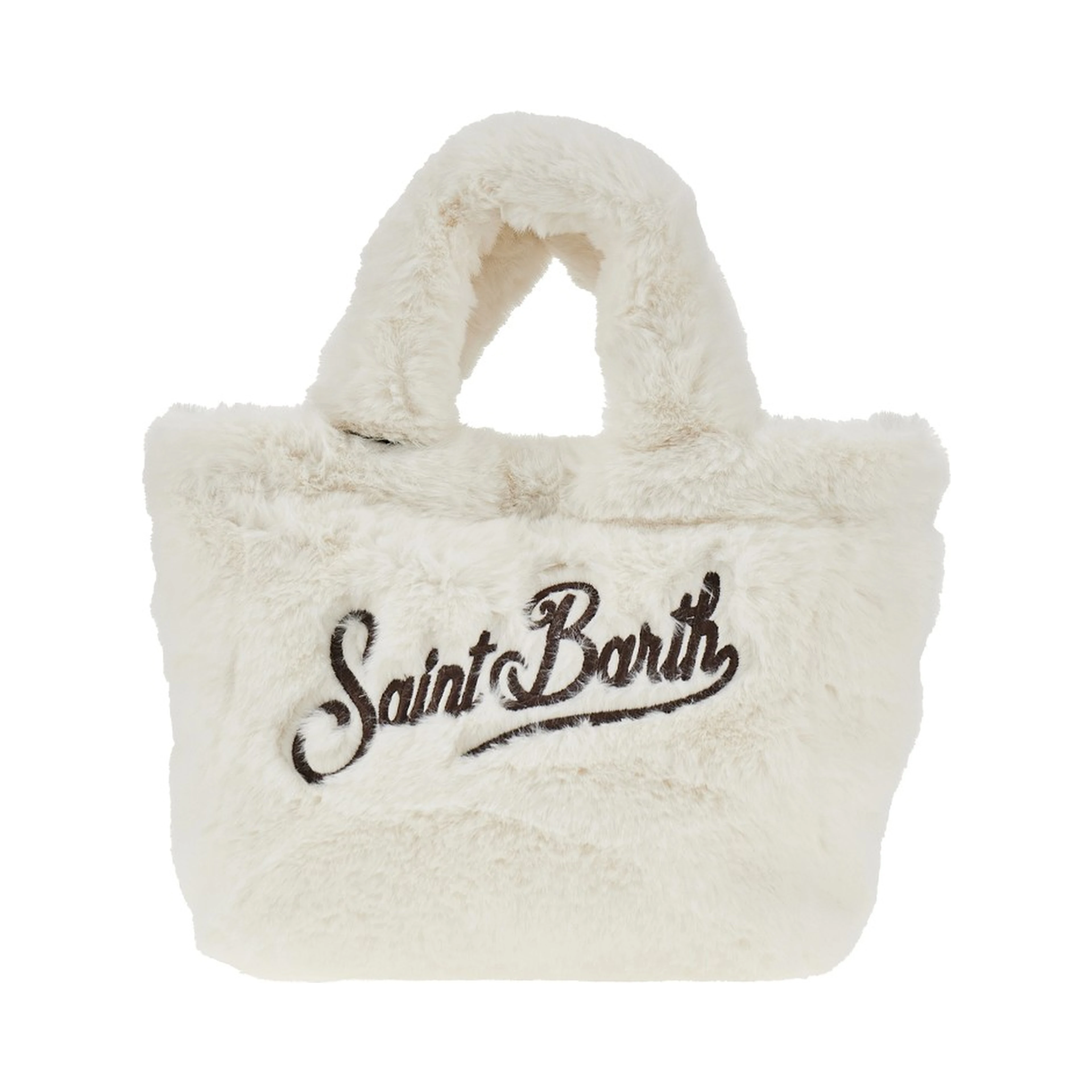 'Mini Vanity' faux fur bag