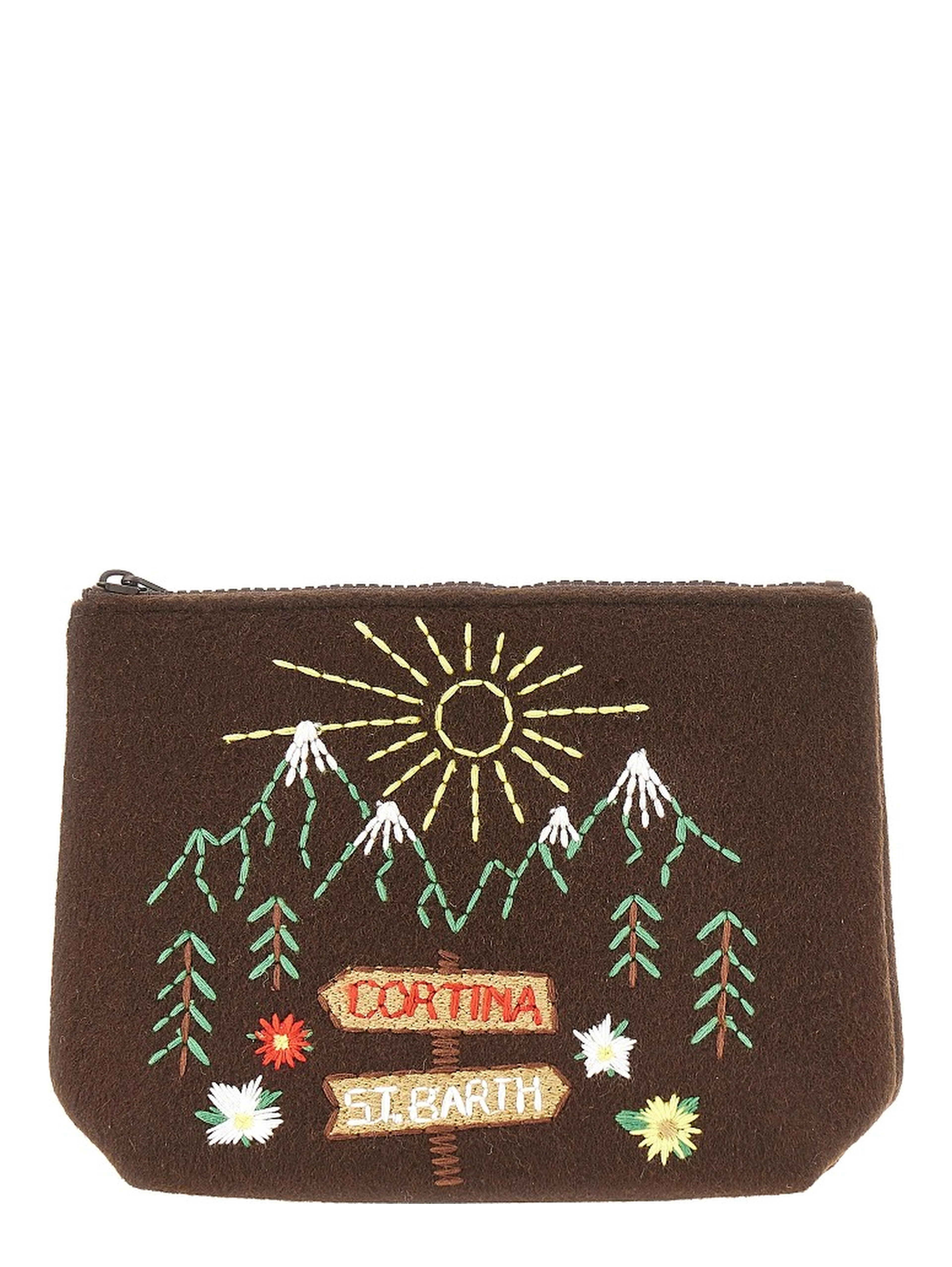 Embroidred 'Aline' pouch