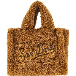 Teddy fabric mini 'Vanity' bag